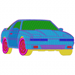 Cars Embroidery Design 11